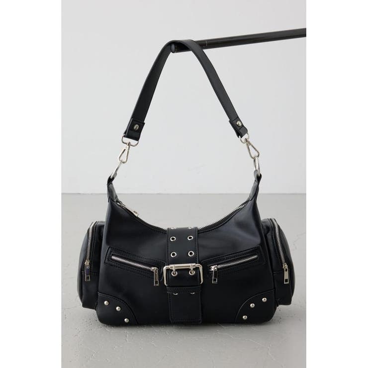 BLK | ワイドベルトボックスポケットバッグ | AZUL BY MOUSSY