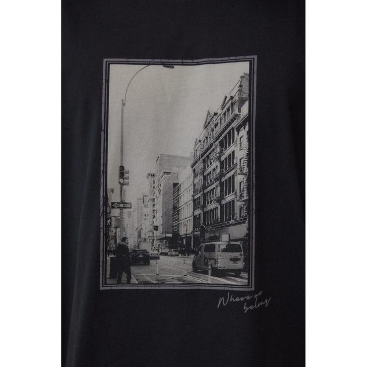 モノクロームストリートTシャツ | AZUL BY MOUSSY | 詳細画像34 