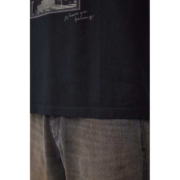 モノクロームストリートTシャツ | AZUL BY MOUSSY | 詳細画像36 