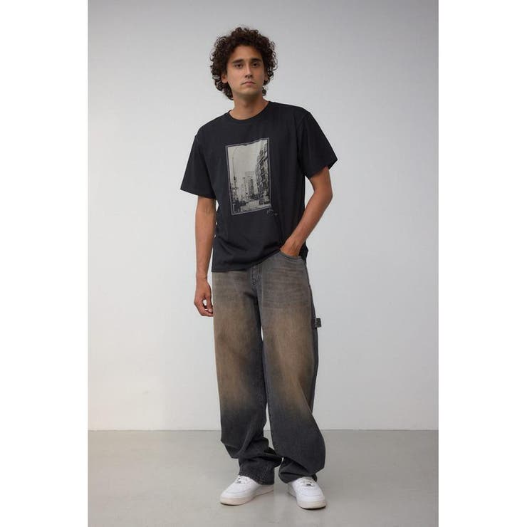 モノクロームストリートTシャツ | AZUL BY MOUSSY | 詳細画像28 