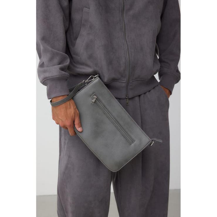 GRY | ヴィンテージフェイクレザーショルダーバッグ | AZUL BY MOUSSY