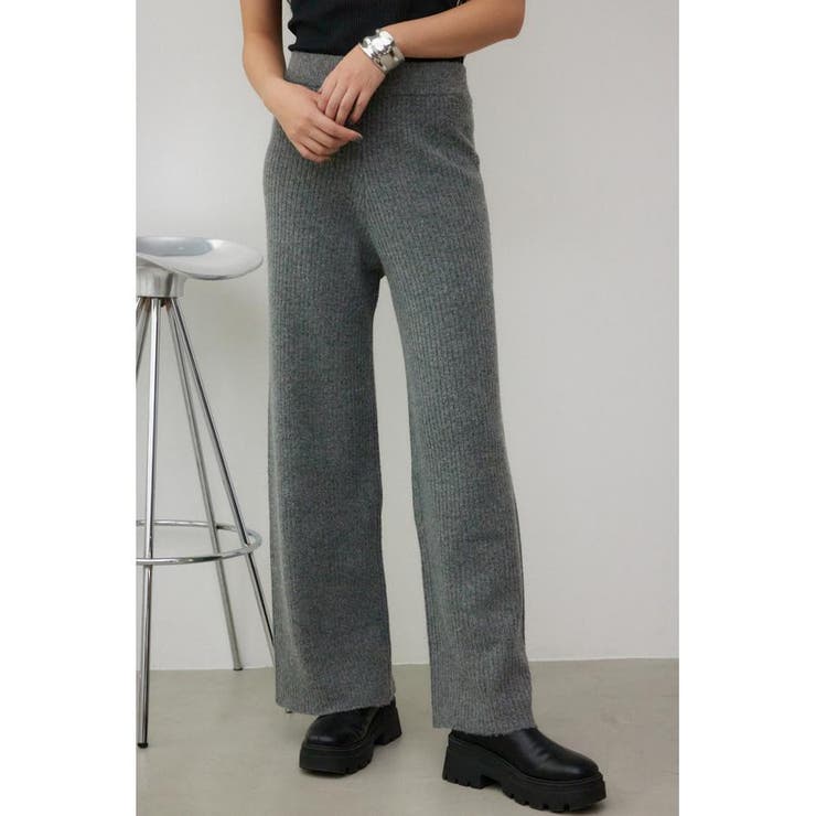 リブニットパンツ[品番：AZLW0021534]｜AZUL BY MOUSSY（アズールバイ