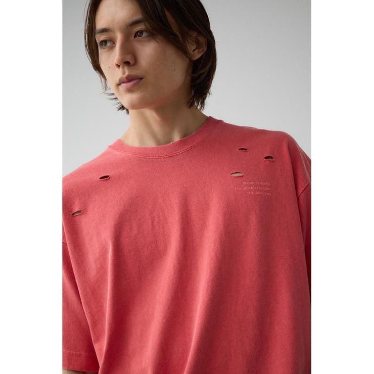 ピグメントダメージTシャツ | AZUL BY MOUSSY | 詳細画像21 