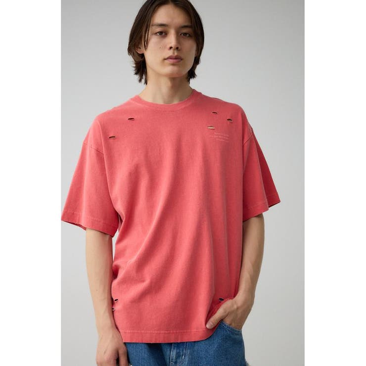 ピグメントダメージTシャツ | AZUL BY MOUSSY | 詳細画像22 