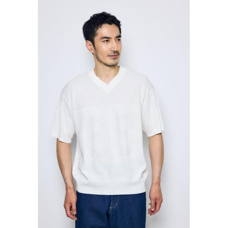 ナンバリングニットトップス | AZUL BY MOUSSY | 詳細画像3 