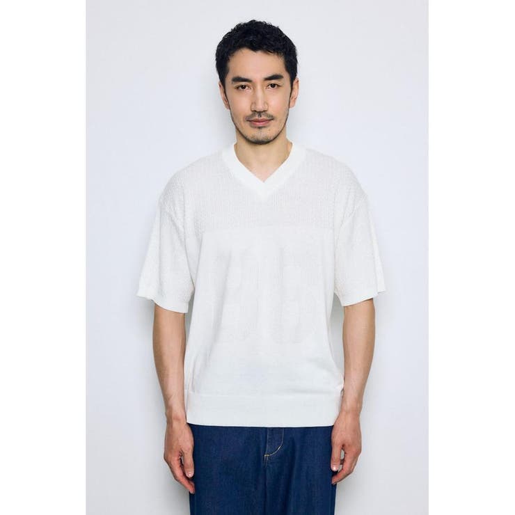 ナンバリングニットトップス | AZUL BY MOUSSY | 詳細画像5 