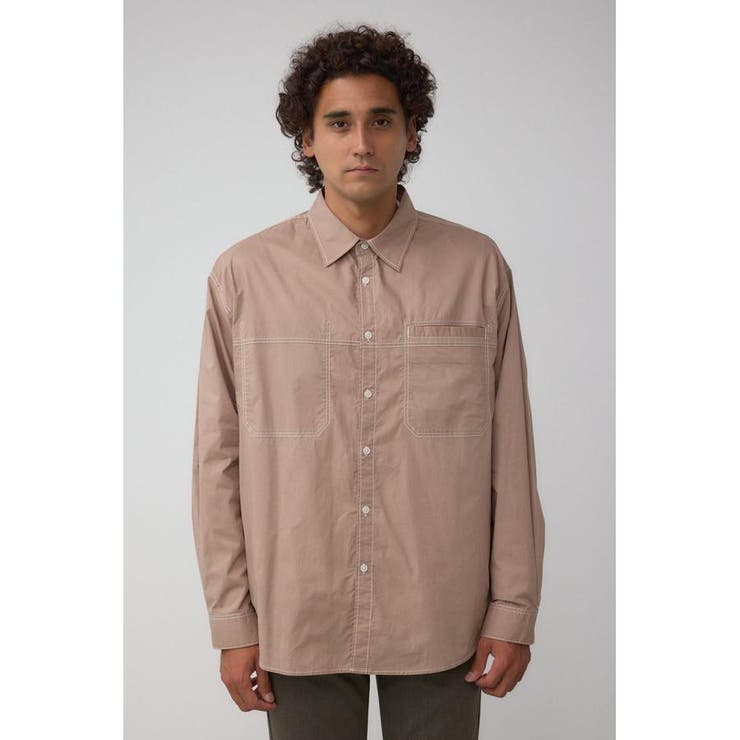 配色ステッチ長袖シャツ | AZUL BY MOUSSY | 詳細画像17 