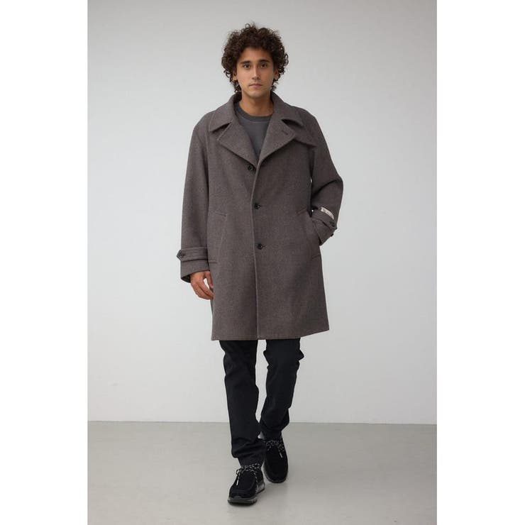 ウール混ステンカラーコート | AZUL BY MOUSSY | 詳細画像4 