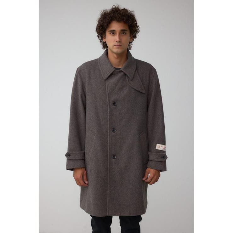 ウール混ステンカラーコート | AZUL BY MOUSSY | 詳細画像5 