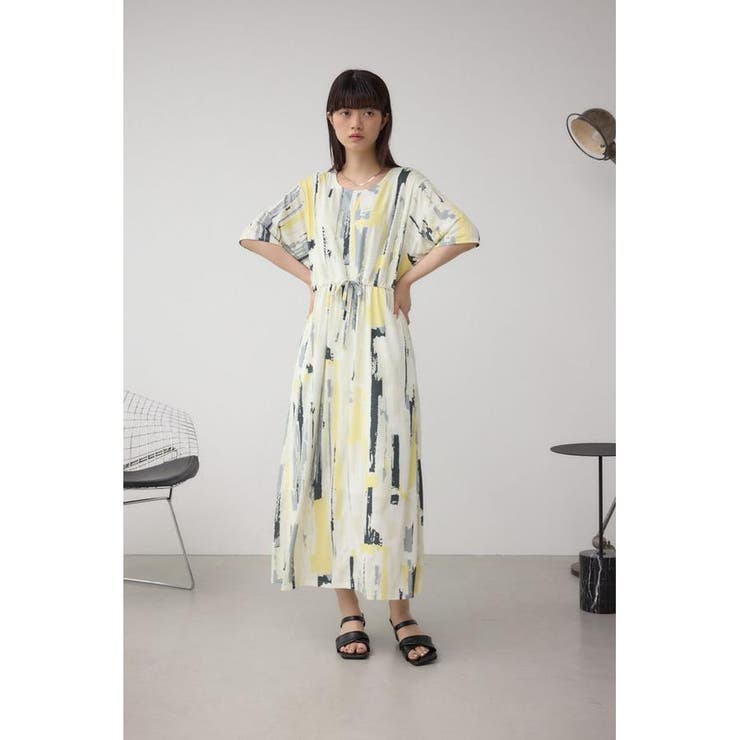 C/Tシャーベットカットソーワンピース | AZUL BY MOUSSY | 詳細画像4 