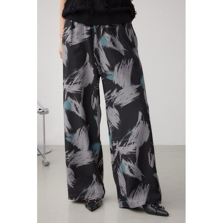 柄BLK5 | パッチポケットウエストイージーパンツ | AZUL BY MOUSSY