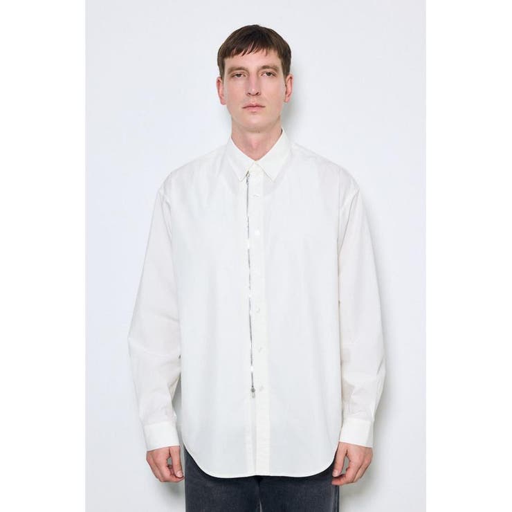 ジップアップ長袖シャツ | AZUL BY MOUSSY | 詳細画像5 