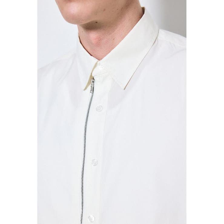 ジップアップ長袖シャツ | AZUL BY MOUSSY | 詳細画像8 
