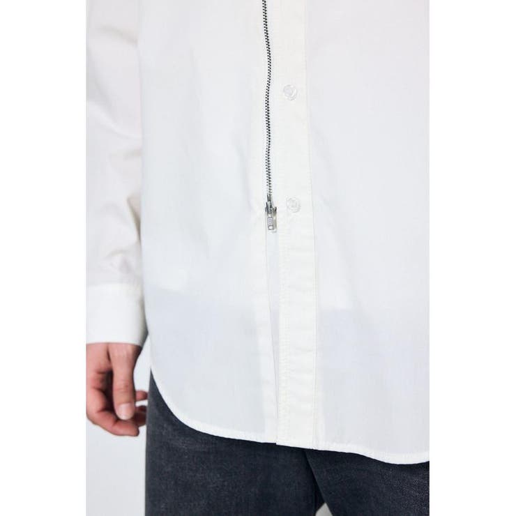 ジップアップ長袖シャツ | AZUL BY MOUSSY | 詳細画像10 