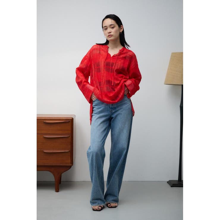 シアースキッパーブラウス | AZUL BY MOUSSY | 詳細画像25 