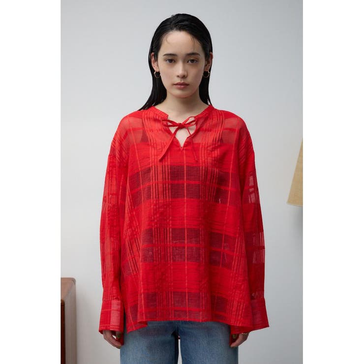 シアースキッパーブラウス | AZUL BY MOUSSY | 詳細画像26 