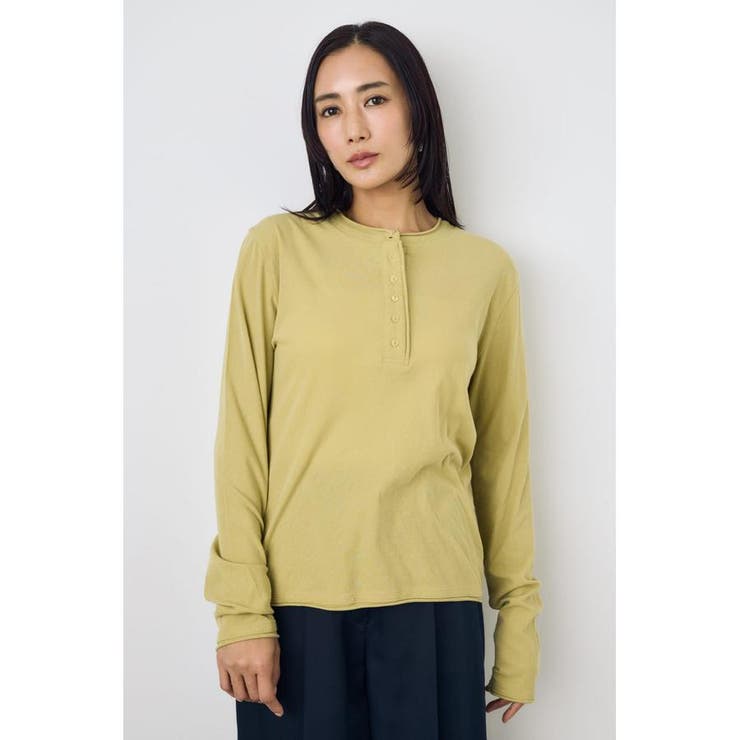 ドライタッチ ヘンリーネックトップス | AZUL BY MOUSSY | 詳細画像16 