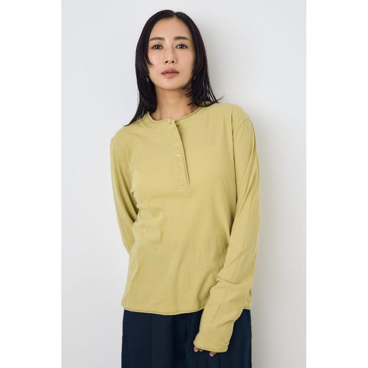ドライタッチ ヘンリーネックトップス | AZUL BY MOUSSY | 詳細画像17 