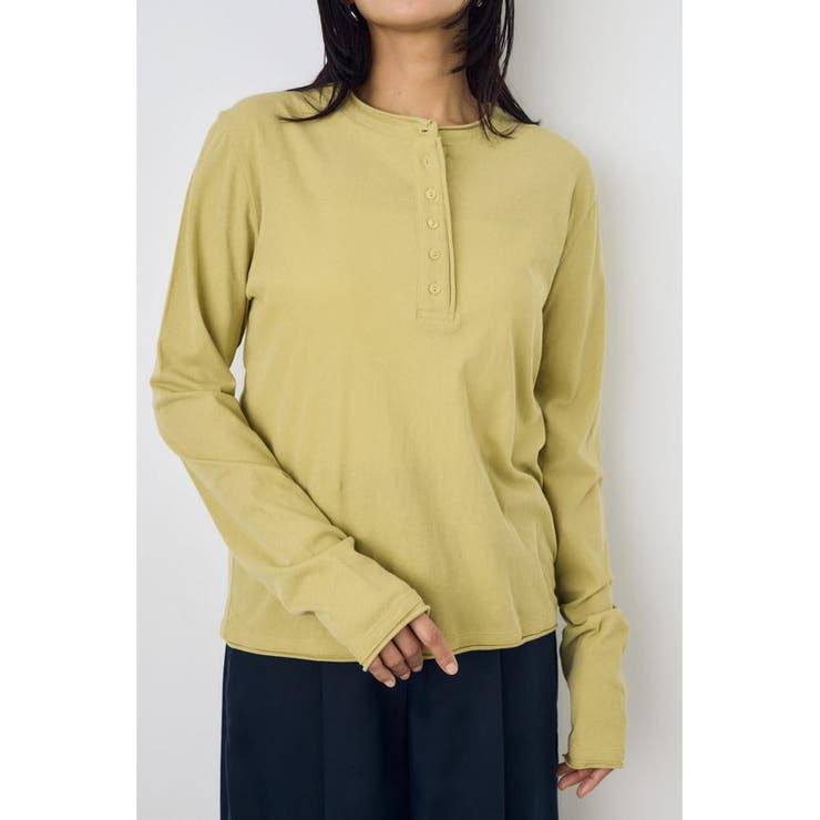 ドライタッチ ヘンリーネックトップス | AZUL BY MOUSSY | 詳細画像18 