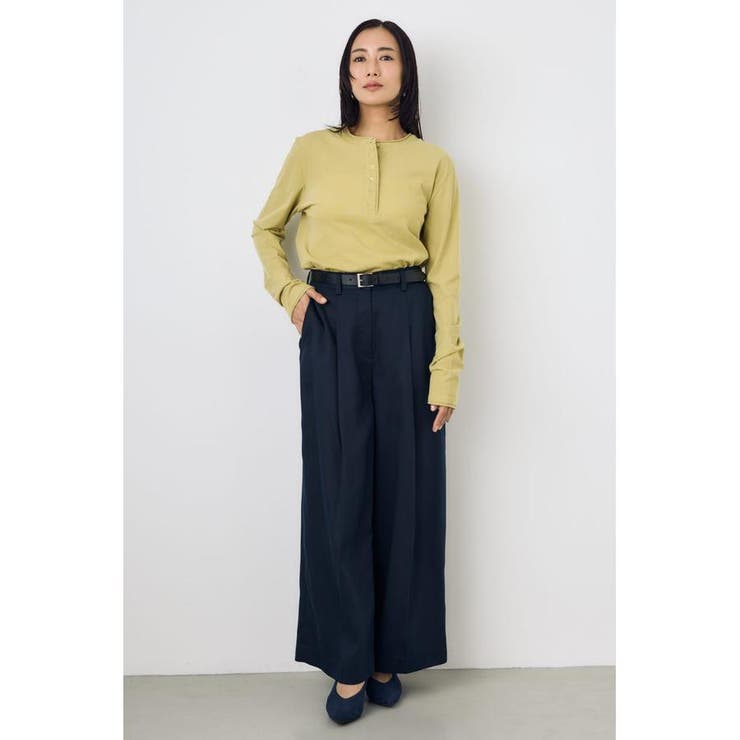 ドライタッチ ヘンリーネックトップス | AZUL BY MOUSSY | 詳細画像21 