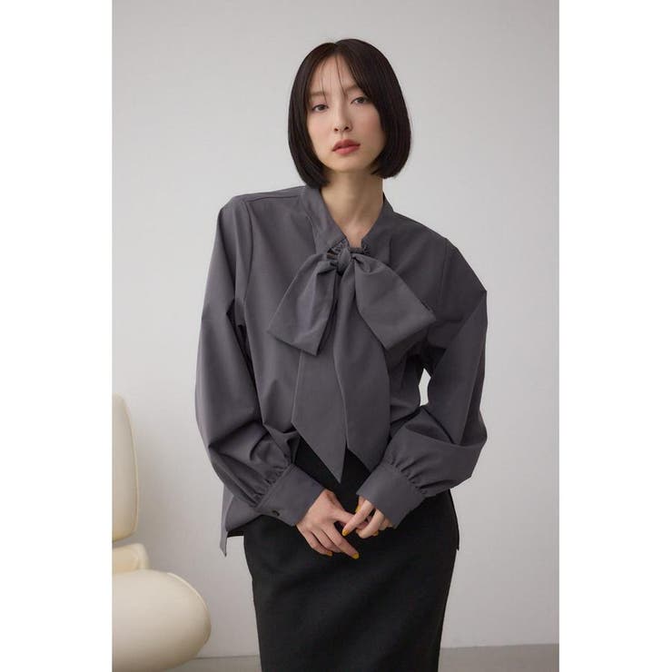 ボウタイリボンブラウス | AZUL BY MOUSSY | 詳細画像23 