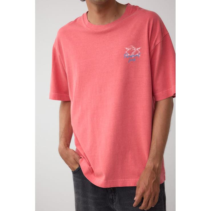 D/RED3 | ピグメントグラフィックTシャツ | AZUL BY MOUSSY