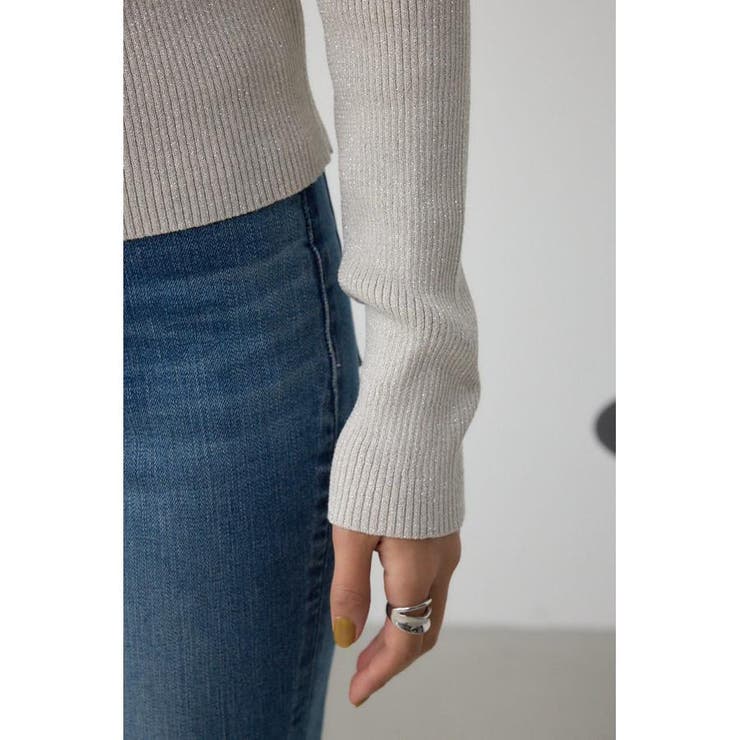 ドレープ長袖ニットトップス | AZUL BY MOUSSY | 詳細画像30 