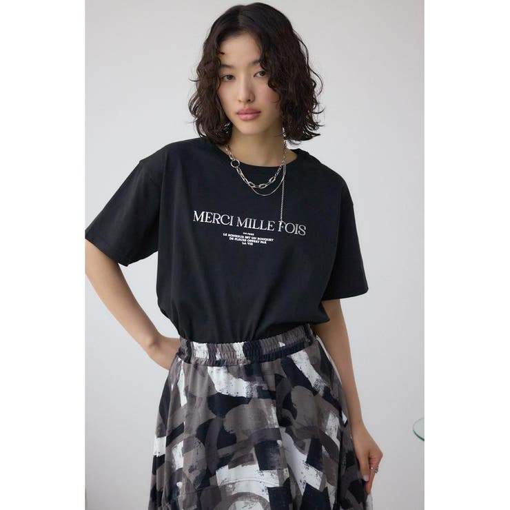 メタリックプリントTシャツ | AZUL BY MOUSSY | 詳細画像11 
