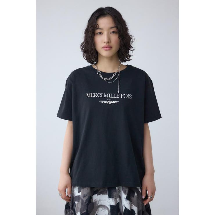 メタリックプリントTシャツ | AZUL BY MOUSSY | 詳細画像13 
