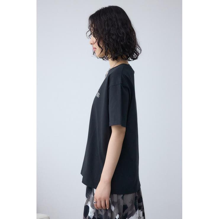 メタリックプリントTシャツ | AZUL BY MOUSSY | 詳細画像14 