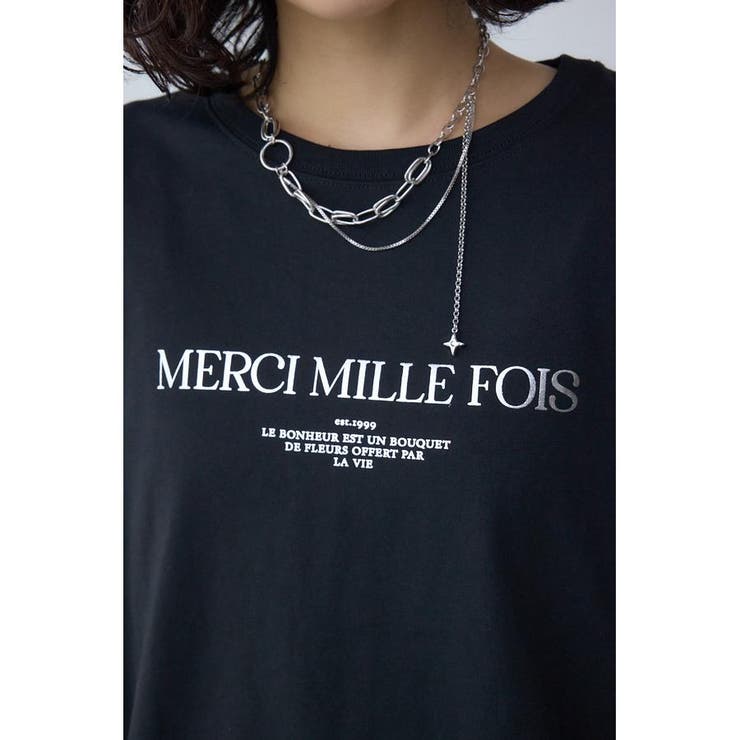 メタリックプリントTシャツ | AZUL BY MOUSSY | 詳細画像16 