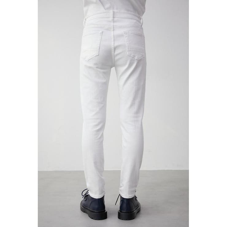 VINTAGE HEM DAMAGE WHITE DENIM | AZUL BY MOUSSY | 詳細画像7 