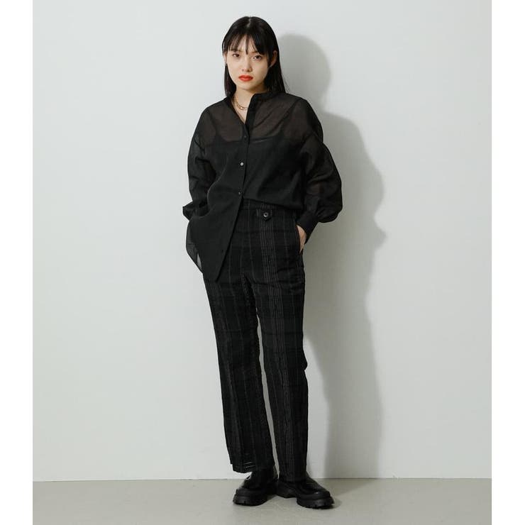 SHEER CHECK PANTS[品番：AZLW0019584]｜AZUL BY MOUSSY（アズールバイ