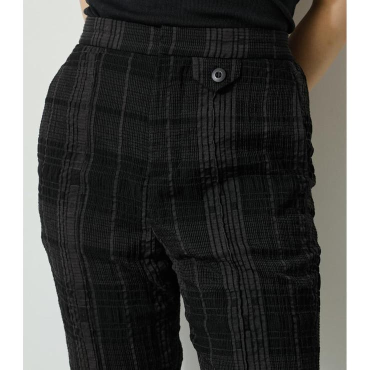 SHEER CHECK PANTS | AZUL BY MOUSSY | 詳細画像8 