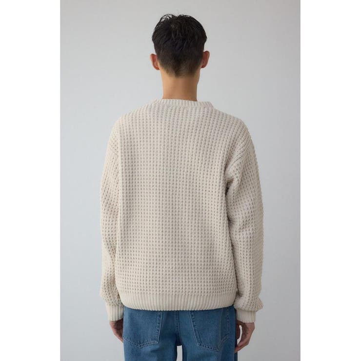 ワッフル編みマットモールニット | AZUL BY MOUSSY | 詳細画像7 