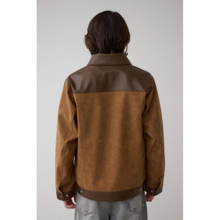 切替合皮ブルゾン | AZUL BY MOUSSY | 詳細画像26 