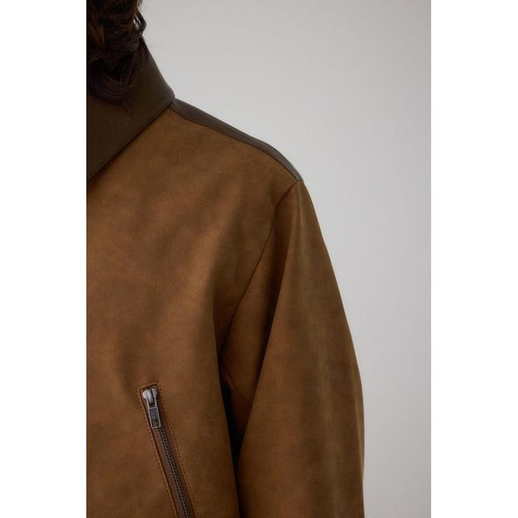 切替合皮ブルゾン | AZUL BY MOUSSY | 詳細画像28 