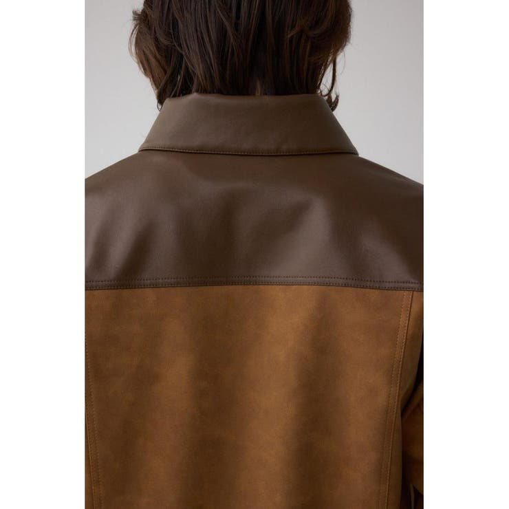 切替合皮ブルゾン | AZUL BY MOUSSY | 詳細画像29 