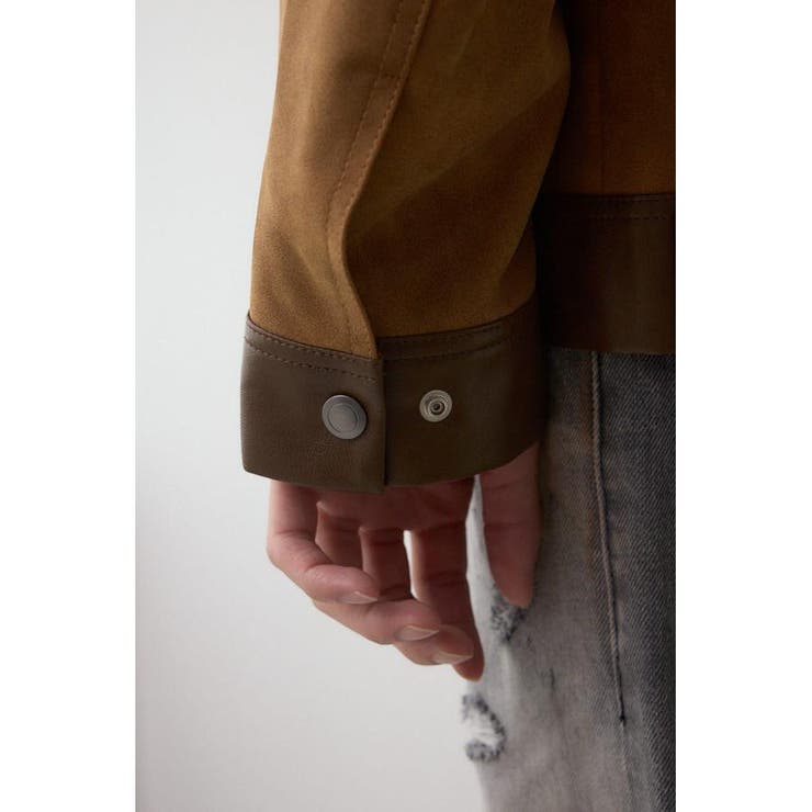 切替合皮ブルゾン | AZUL BY MOUSSY | 詳細画像33 