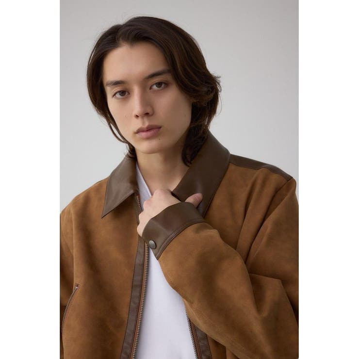 切替合皮ブルゾン | AZUL BY MOUSSY | 詳細画像21 
