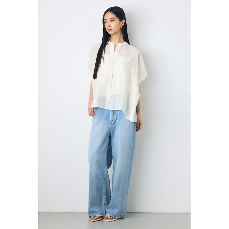 ハーフスリーブドルマンシャツ | AZUL BY MOUSSY | 詳細画像6 