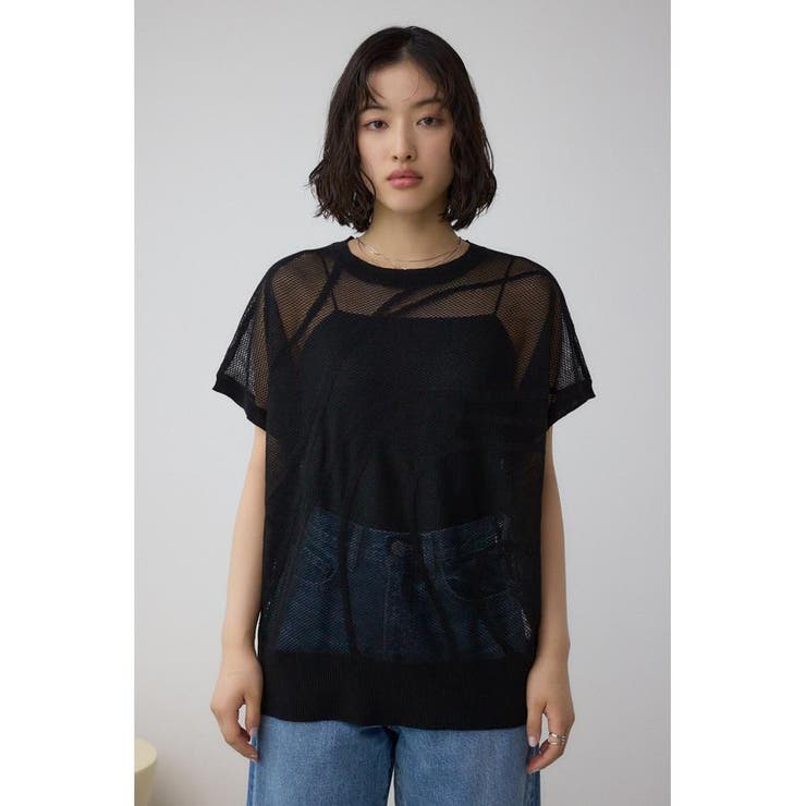 スカシガラドルマンニット | AZUL BY MOUSSY | 詳細画像14 
