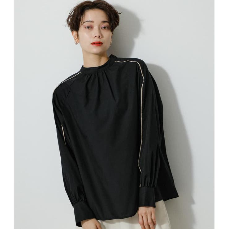 PIPING DESIGN BLOUSE | AZUL BY MOUSSY | 詳細画像11 