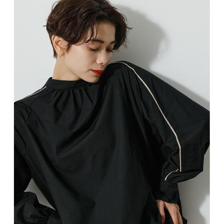 PIPING DESIGN BLOUSE | AZUL BY MOUSSY | 詳細画像13 