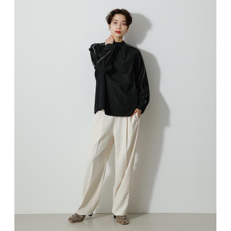 PIPING DESIGN BLOUSE | AZUL BY MOUSSY | 詳細画像14 