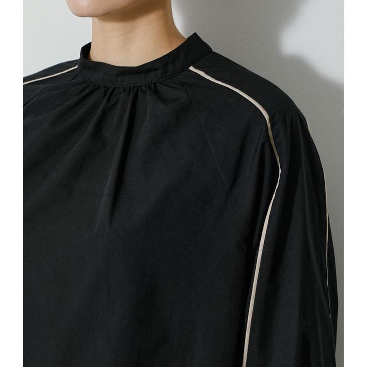 PIPING DESIGN BLOUSE | AZUL BY MOUSSY | 詳細画像18 
