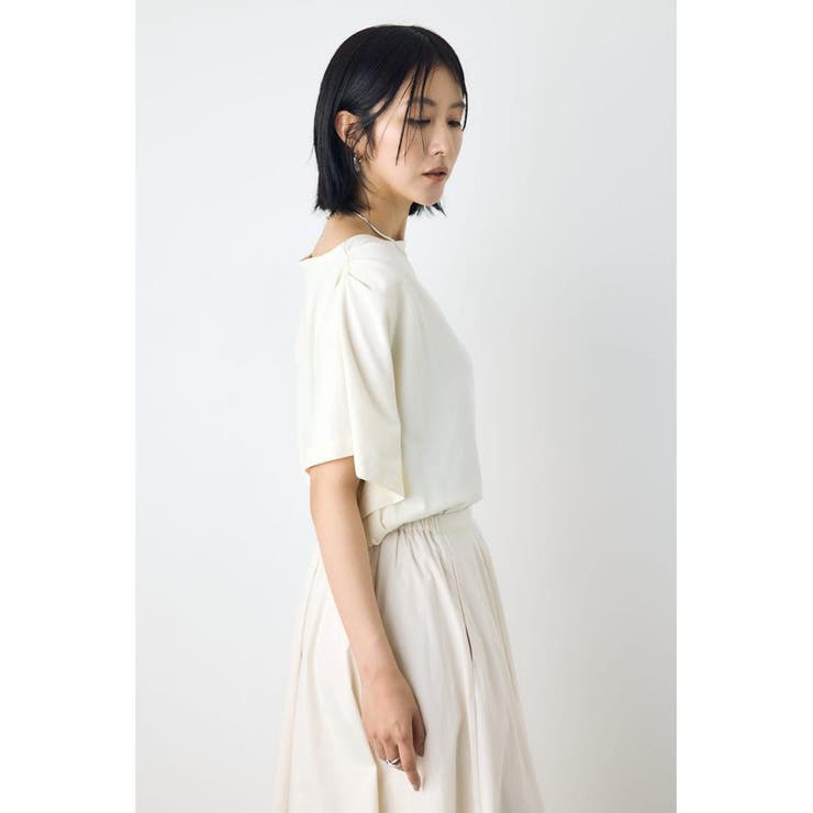 アシンメトリードレープトップス | AZUL BY MOUSSY | 詳細画像3 