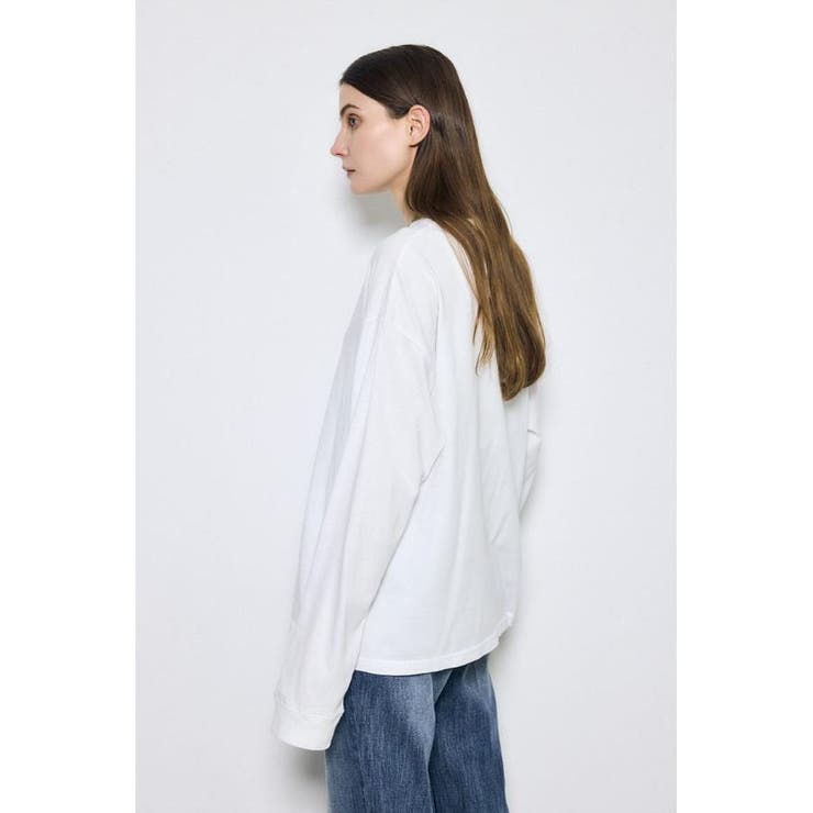 ワンポイントロゴロングTシャツ | AZUL BY MOUSSY | 詳細画像4 