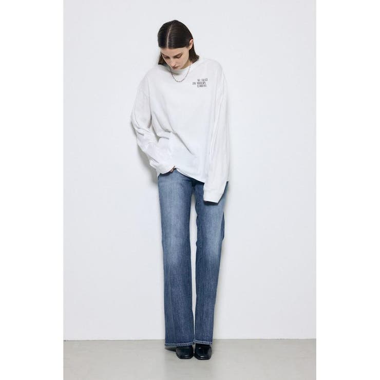 ワンポイントロゴロングTシャツ | AZUL BY MOUSSY | 詳細画像7 