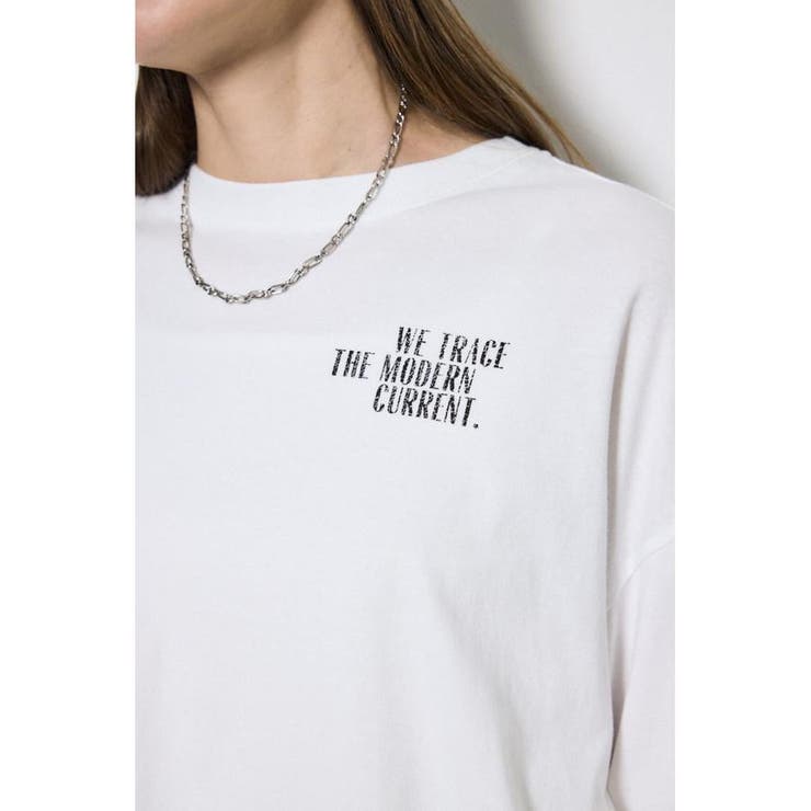 ワンポイントロゴロングTシャツ | AZUL BY MOUSSY | 詳細画像8 